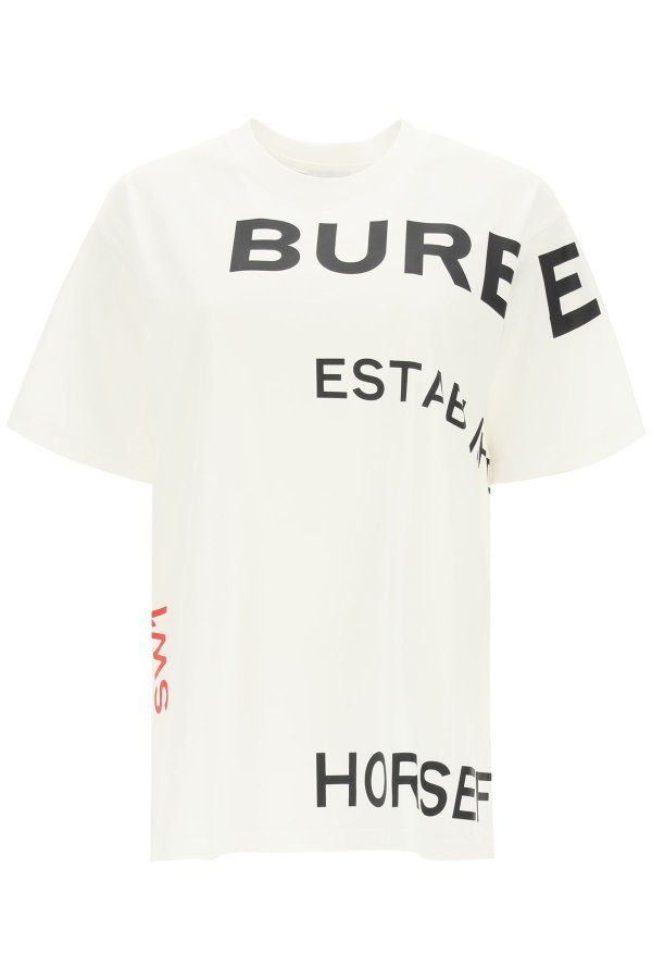 oversized t-shirt with horseferry print