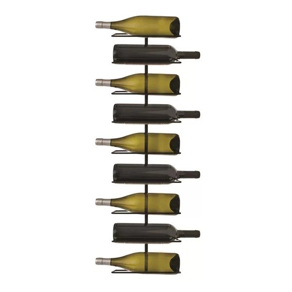 Align 9 Bottle Wall Mounted Wine Bottle Rack in BlackAlign 9 Bottle Wall Mounted Wine Bottle Rack in BlackRatings & ReviewsCustomer PhotosQuestions & AnswersShipping & ReturnsMore to Explore