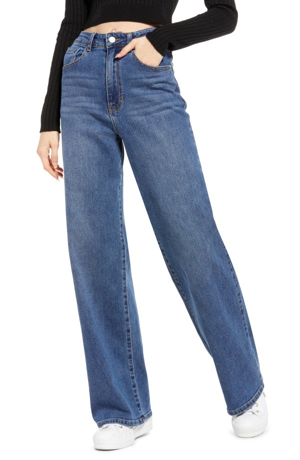 Everyday Wide Leg Jeans