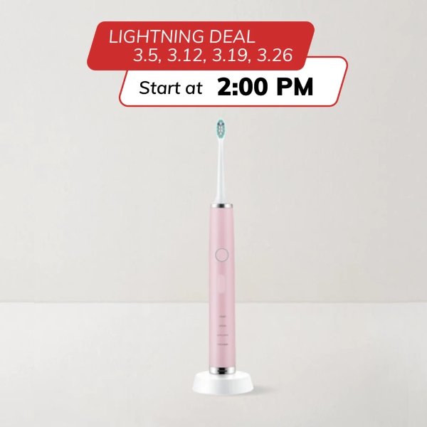 4 Modes Electric Sonic Toothbrush (Lightning Deal)