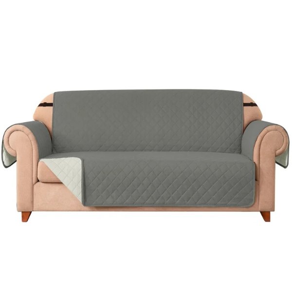 Reversible Comfort Non-Slip Box Cushion Sofa Slipcover