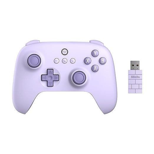 Ultimate C 2.4g Wireless Controller for Windows PC, Android, Steam Deck & Raspberry Pi (Lilac Purple)