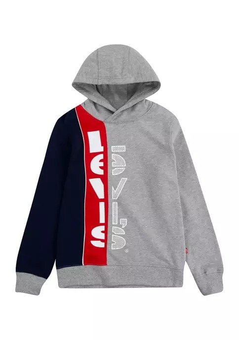 Boys 8-20 Striped Hooded Pullover