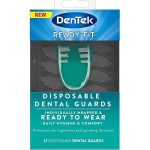 DenTek Ready-Fit 一次性牙套 适用于夜间磨牙 12片装