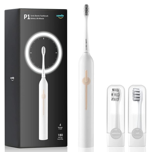 usmile Electric Toothbrush, USB Rechargeable Sonic Electric Toothbrush for Adults