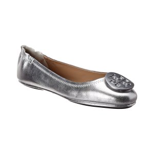Tory BurchMinnie Travel Leather Ballet Flat