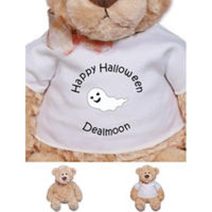 Personalized Halloween Ghost Teddy Bear @ 800Bear