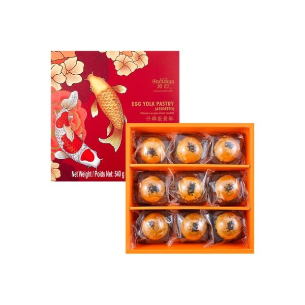 SUNGIVEN FOODS Assorted Egg Yolk Pastry Gift Box 540g