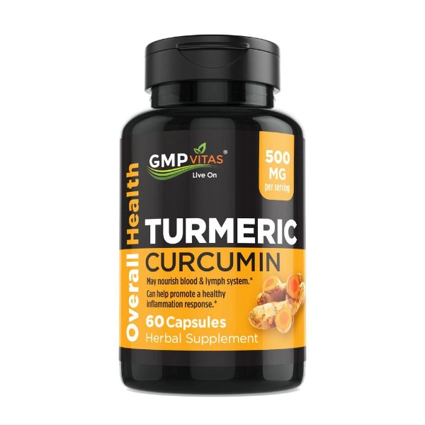 ® Natural Turmeric Curcumin Extra 500mg 60 Capsules