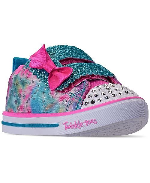 Toddler Girls' Twinkle Toes: Sparkle Lite - Rainbow Cuties Casual Sneakers from Finish Line