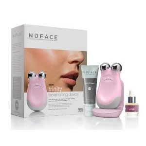 NuFACE Limited Edition Petal Pink Trinity with Free Lifter Serum