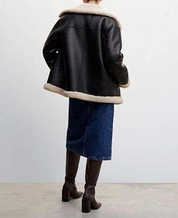 Women's Faux Shearling-Lined Jacket