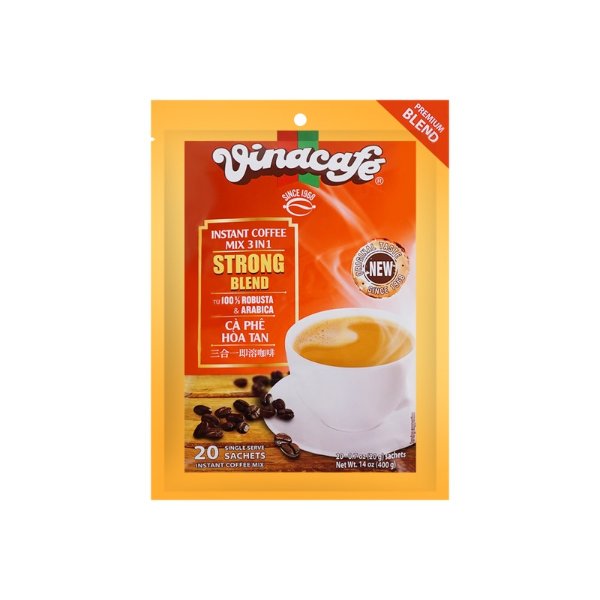 VINACAFE 三合一速溶咖啡 20条入 400g