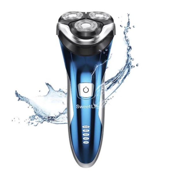 SweetLF Electric Razor for Men, IPX7 Waterproof Wet and Dry Electric Shaver with Pop-up Beard Trimmer for