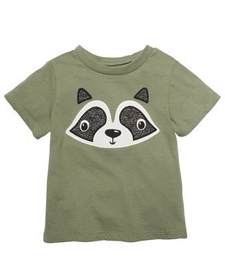 Baby Boys Cotton Raccoon T-Shirt, Created for Macy's