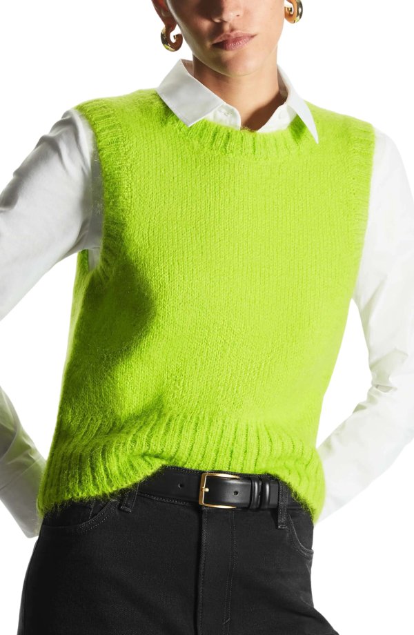 Osprey Mohair & Wool Sweater Vest