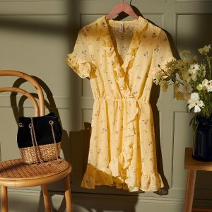H&M Floral Dress Top on Sale