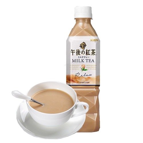 日本进口KIRIN麒麟午后红茶奶味茶饮料-原味红茶 500ml