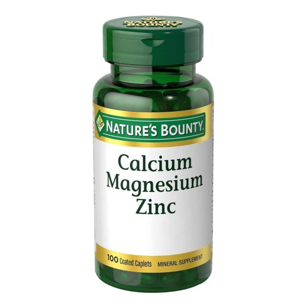Calcium Magnesium & Zinc by, Immune Support and Supporting Bone Health, 100 Caplets