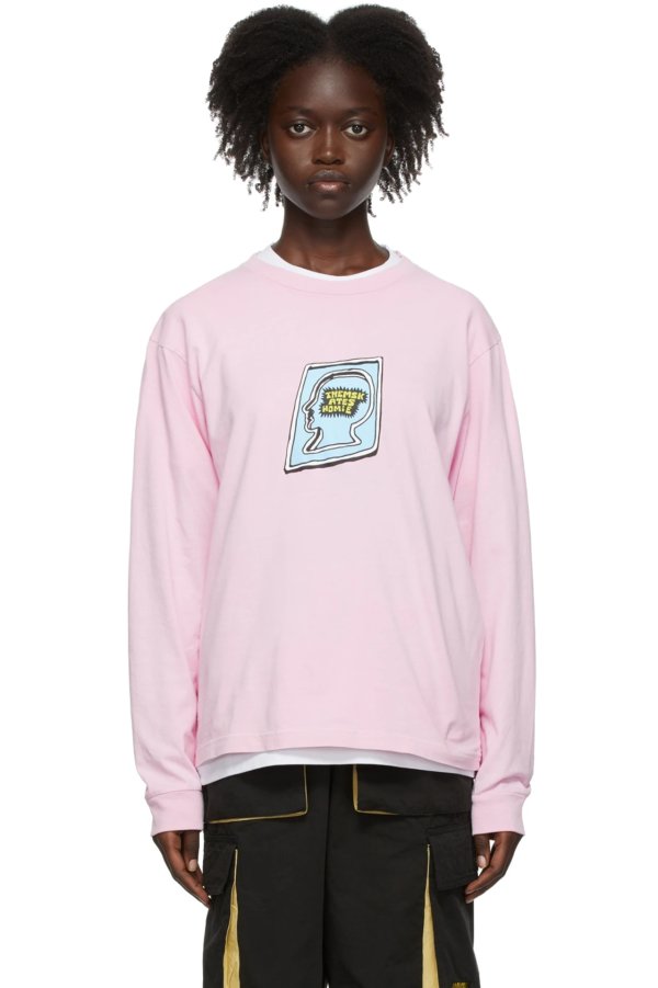 SSENSE Exclusive Pink Them Skates Edition Homie Long Sleeve T-Shirt