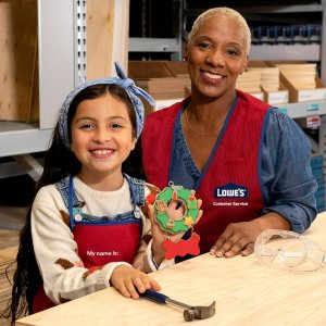 预告：Lowes 12月 制作木质圣诞挂件 儿童手工DIY套装