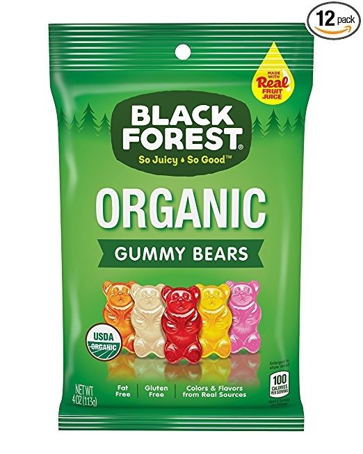 Gummy Bears Candy, 4-Ounce Bag (Pack of 12)