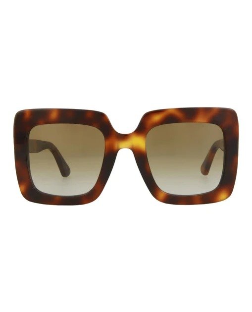 square-frame acetate sunglasses