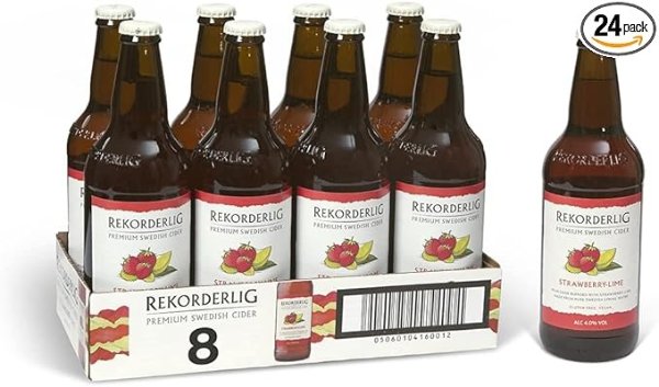 草莓青柠苹果酒 24 x 330 毫升（瓶装）