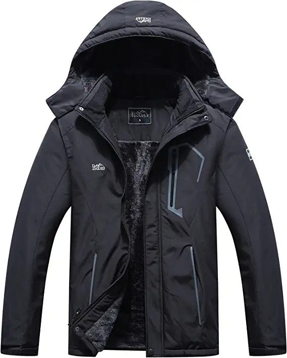 Men's Ski Jacket Warm Winter Waterproof Windbreaker Hooded Raincoat Snowboarding Jackets