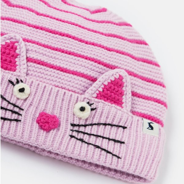 Chummy Embroidered Character Knitted Hat