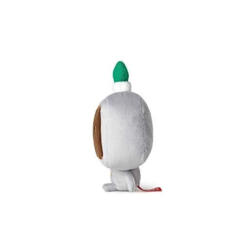 Merchandise with Line Friends - T2000 Character 6" Standing Doll Plush Figure 6 inches, Grey