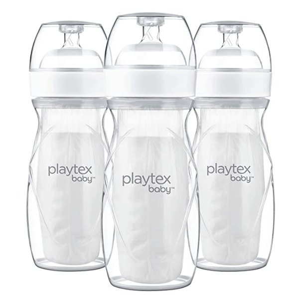 Playtex 婴儿奶瓶 8盎司*3