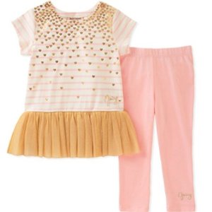 Juicy Couture Girls' Fashion Top and Legging Set @ Amazon.com