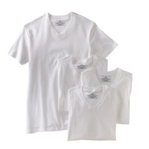 Tommy Hilfiger Men's Four-Pack V-Neck Tee Shirt