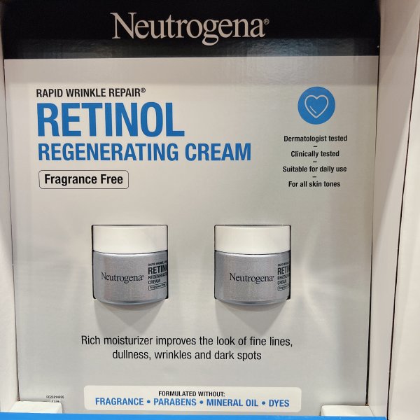 Rapid Wrinkle Repair Retinol Regenerating Cream 1.7 fl oz, 2-pack