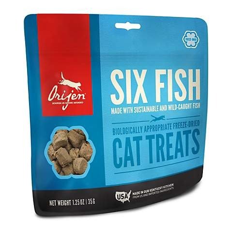 6 Fish Freeze-Dried Cat Treats