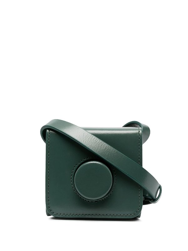 button-embellished mini bag