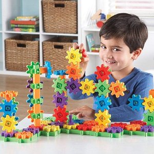 Learning Resources Gears! 100 Piece Deluxe Building Set, Construction Toy, Ages 3+