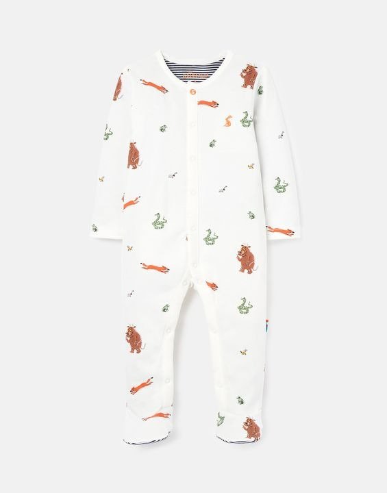 Gruffalo Ziggy Organically Grown Cotton Printed Sleepsuit First Size-9 Months