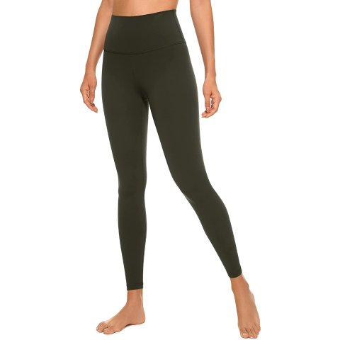 neppein Womens High Waisted Yoga Leggings with Pockets,Tummy Control Yoga  Pants Stretch Sports Running Workout Gym Leggings neppein 高腰打底裤灰色19.99  超值好货