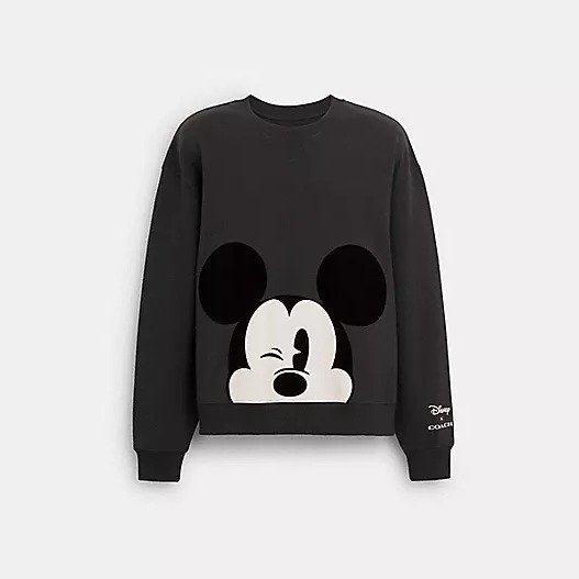 Disney X Coach Wink Mickey Mouse Crewneck Sweatshirt