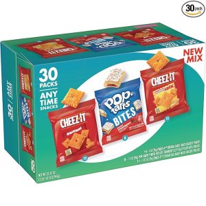 Kellogg's Snacks, Lunch Snacks, Kids Snacks, Grab n' Go, Variety Pack, 33.42oz Box (30 Packs)