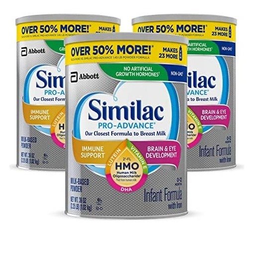 Pro-Advance Non-GMO Infant Formula with Iron, 2.25 Pound (Pack of 3)