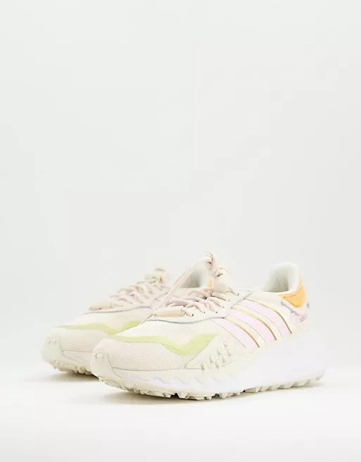 Choigo sneakers in beige and pink