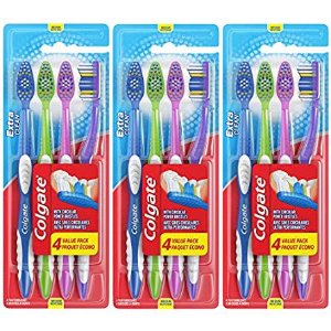 Colgate Extra Clean Full Head Toothbrush 12 Count