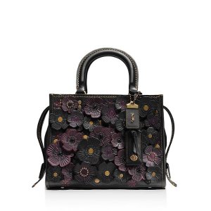 COACH 1941 Rogue 25 In Glovetanned Pebble Leather With Tea Roses