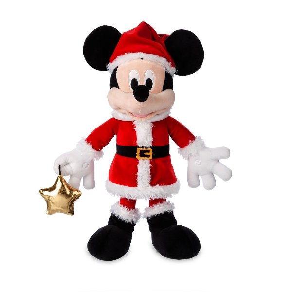 Santa Mickey Mouse Plush – Medium – 17'' | shopDisney