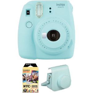 FUJIFILM INSTAX Mini 9 Instant Film Camera with Instant Film and Case Kit
