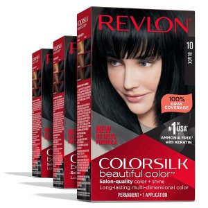 Permanent Hair Color by Revlon Permanent Black Hair Dye