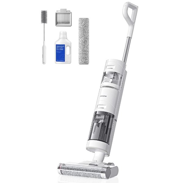 H11 Cordless Wet Dry Vacuum Cleaner, Up to 30 Minutes Runtime，Cordless All in One Vacuum Cleaners Self-Cleaning, Lightweight, One-Step Cleaning for Sticky Messes and Pet Hair